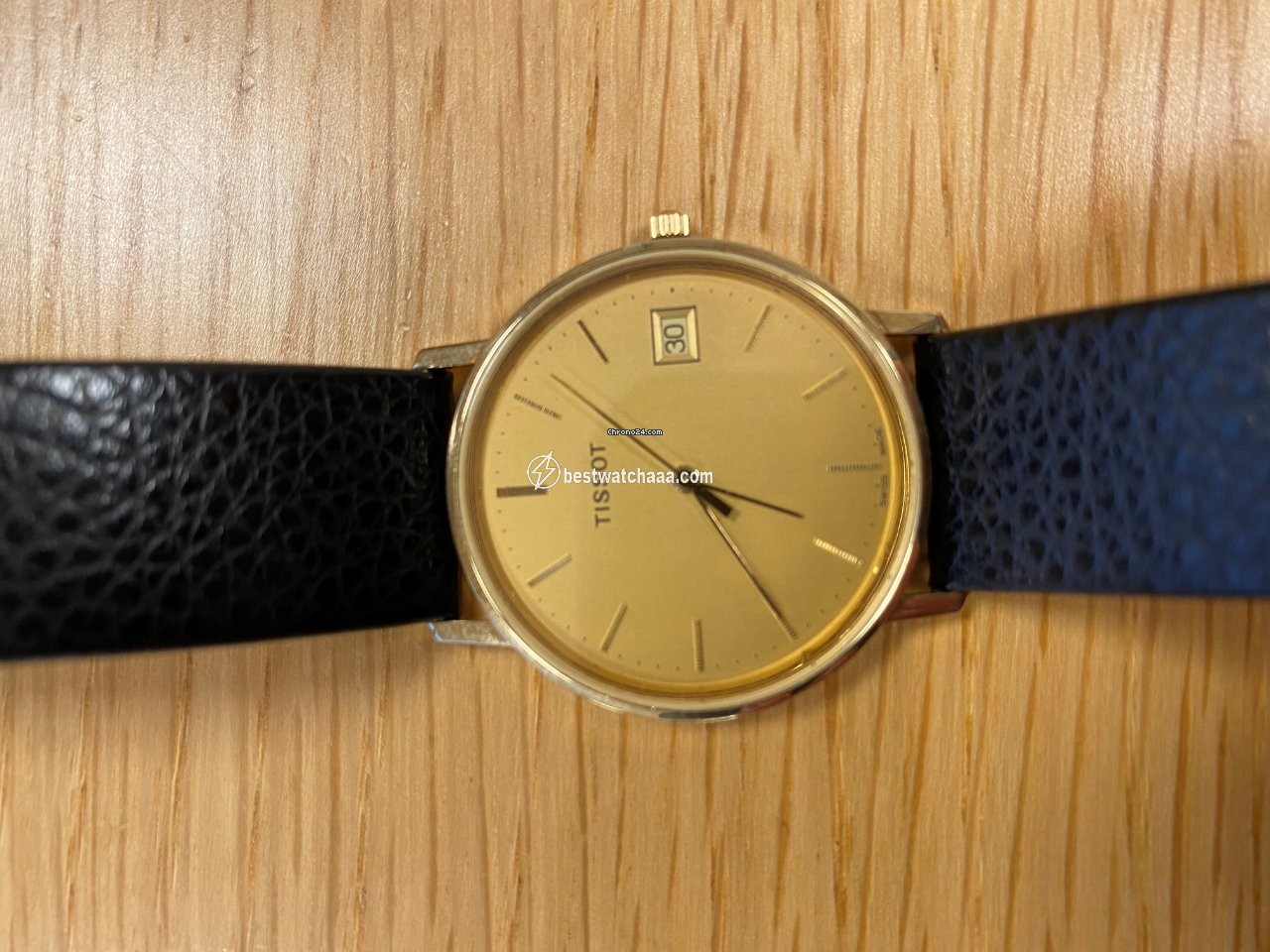 IMG_9081 Tissot Mens watch Unisex Quartz Red gold T922.410.76.011.00 Replica 5