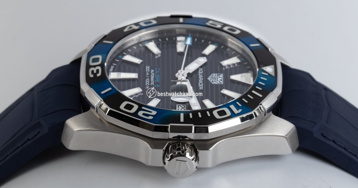 IMG_9081 TAG Heuer Aquaracer 300M Mens watch Unisex Automatic Steel WAY201P.FT6178 Replica 5