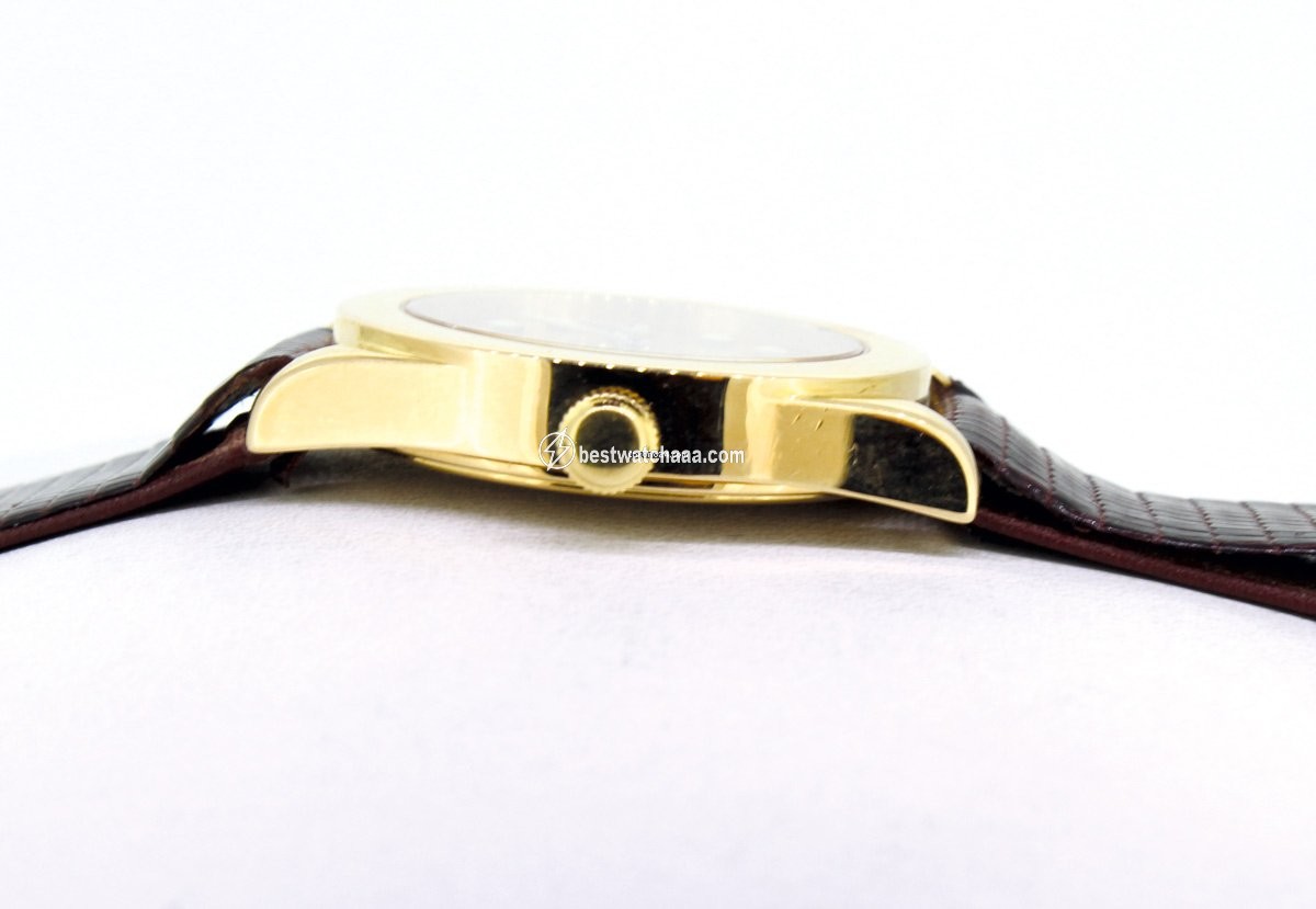 IMG_9081 Bulgari Womens watch Quartz Yellow gold Bulgari Timeo Replica 5