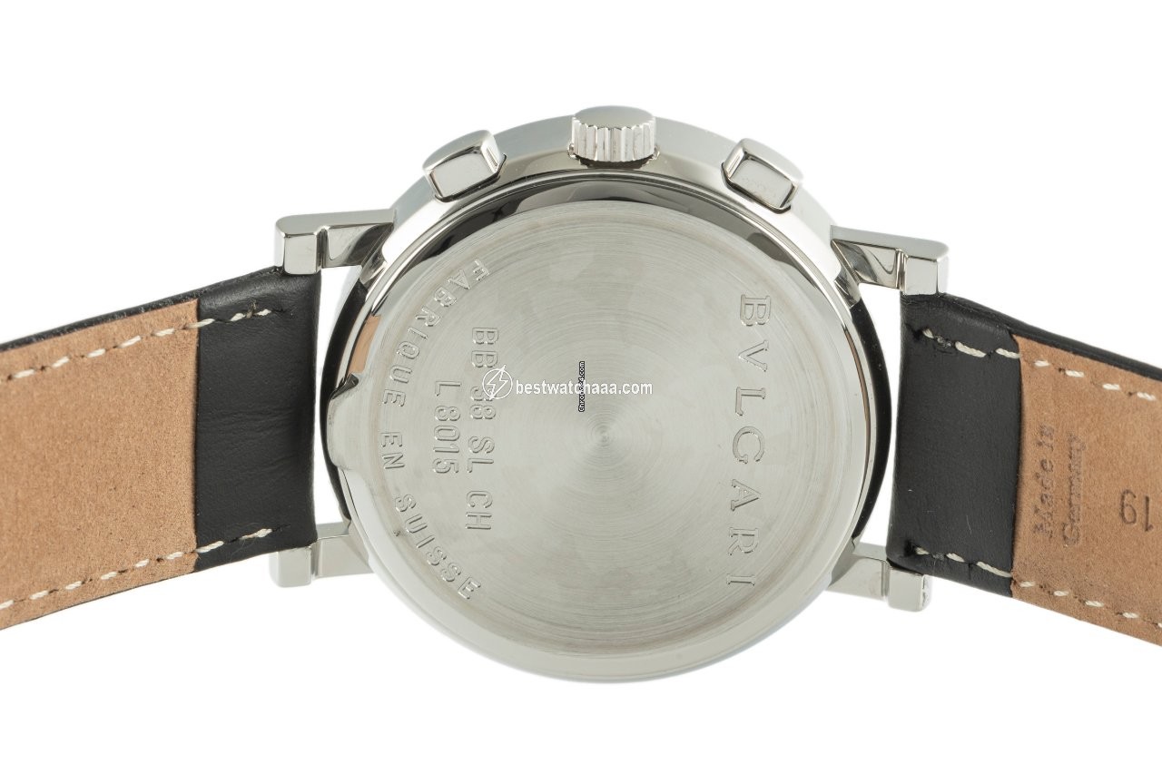 IMG_9081 Bulgari Bulgari Mens watch Unisex Automatic Steel BB38SLCH Replica 5