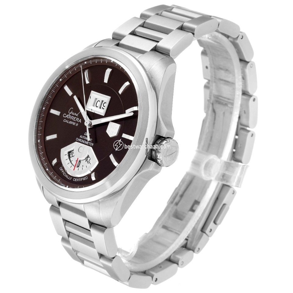 IMG_9081 TAG Heuer Grand Carrera Mens watch Unisex Automatic Steel WAV5113.BA0901 Replica 5