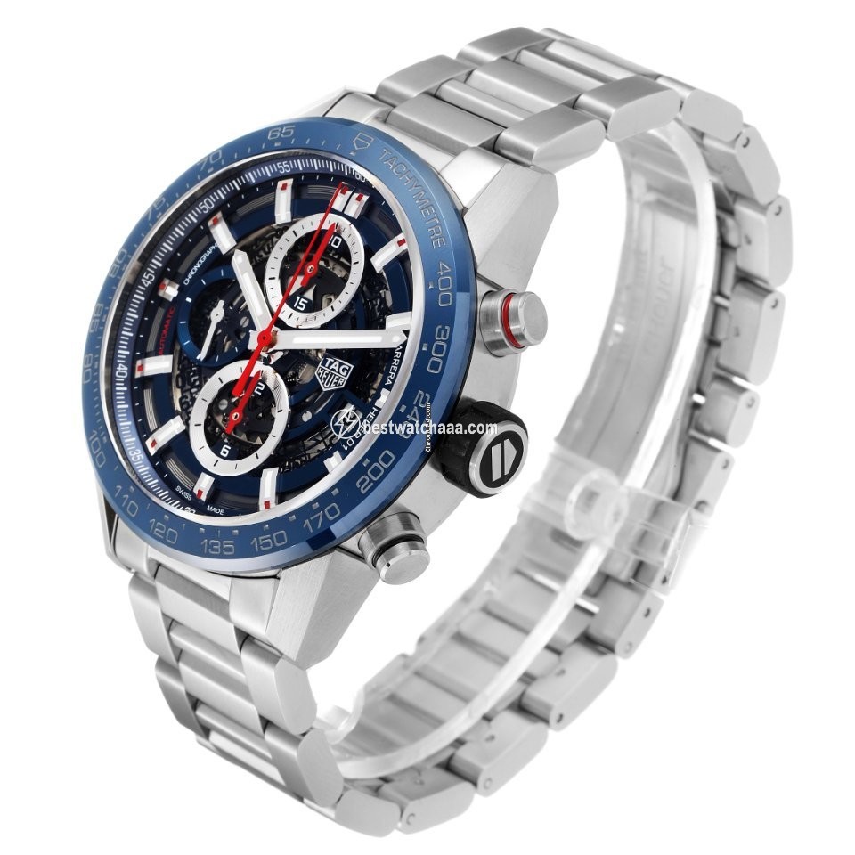IMG_9081 TAG Heuer Carrera Calibre HEUER 01 Mens watch Unisex Automatic Steel CAR201T.BA0766 Replica 5