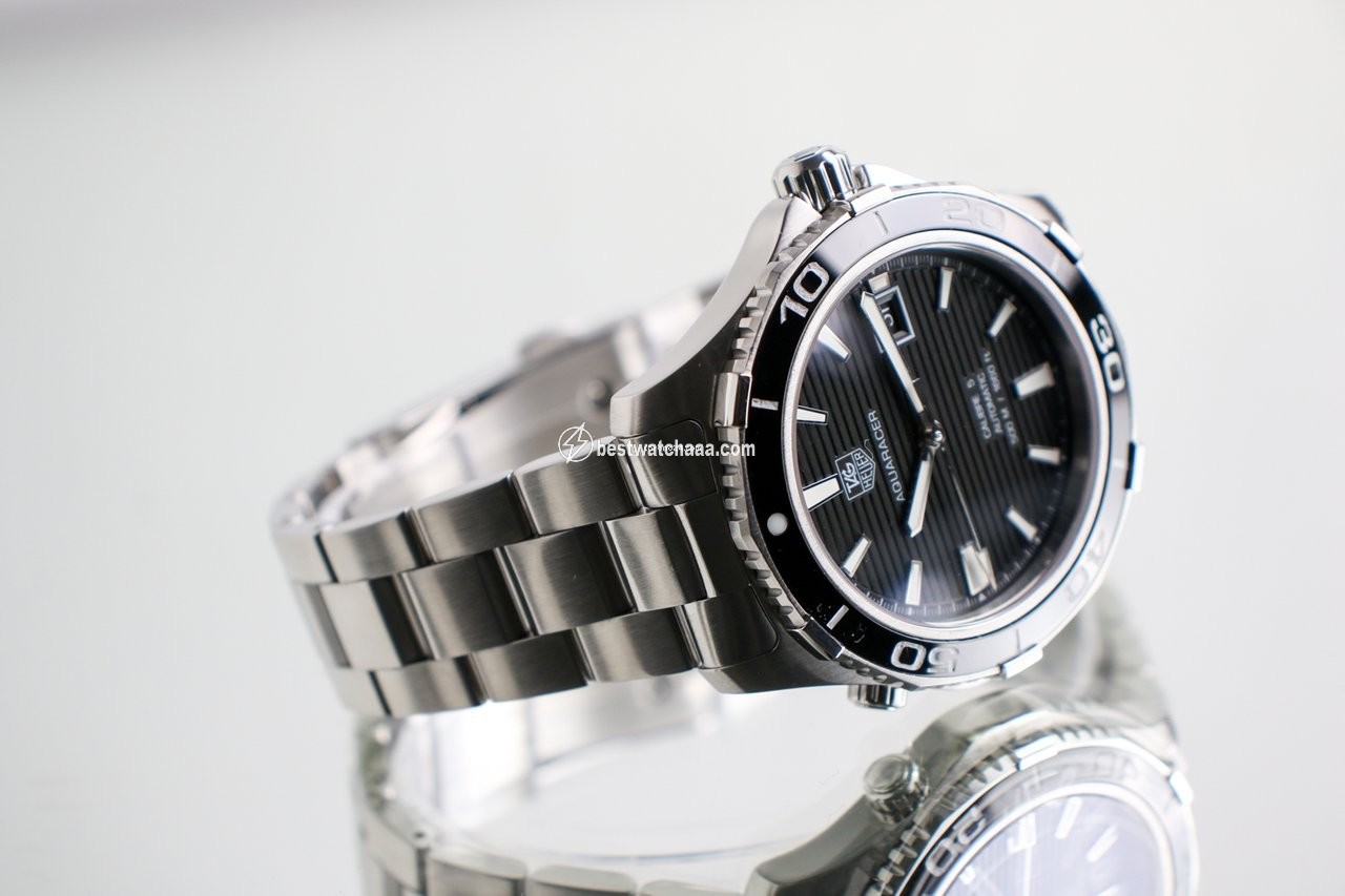 IMG_9081 TAG Heuer Aquaracer 500M Mens watch Unisex Automatic Steel WAK2110.BA0830 Replica 5