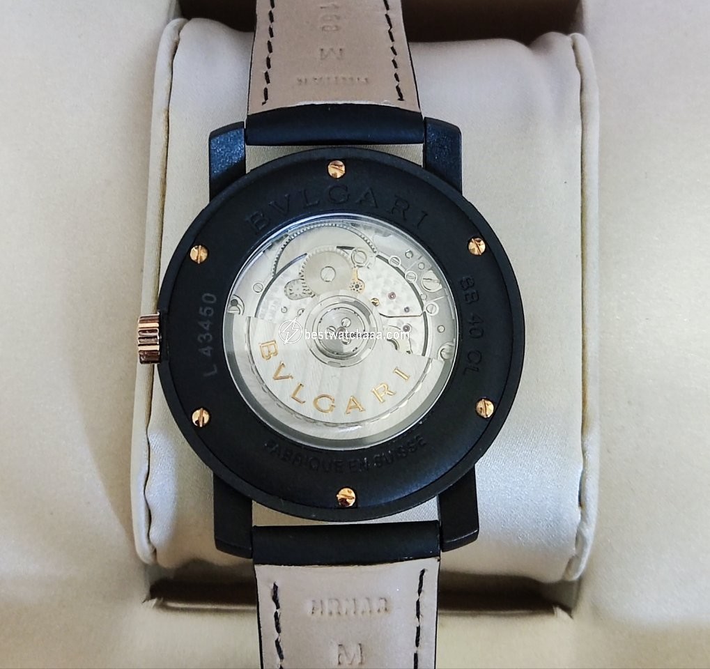 IMG_9081 Bulgari Bulgari Mens watch Unisex Automatic Carbon 102248 Replica 5