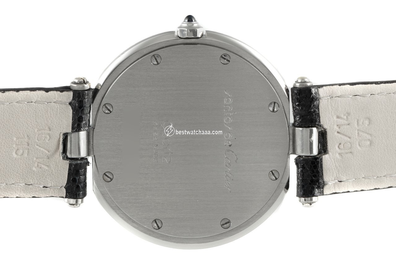 IMG_9081 Cartier Santos Womens watch Quartz Steel 8192 Replica 5