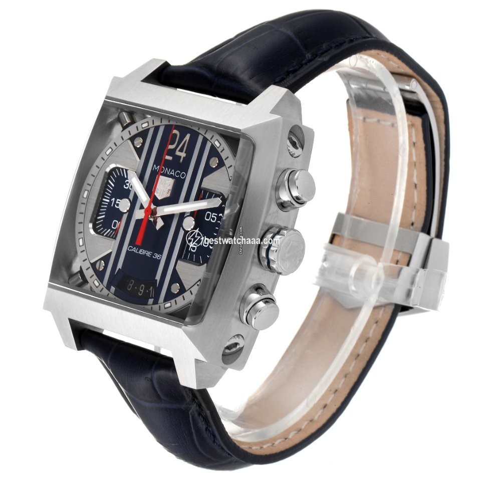 IMG_9081 TAG Heuer Monaco Calibre 36 Mens watch Unisex Automatic Steel CAL5111.FC6299 Replica 5