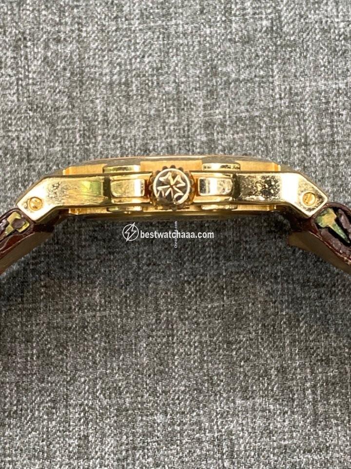 IMG_9081 Vacheron Constantin Overseas Mens watch Unisex Automatic Yellow gold 42050 423J Replica 5