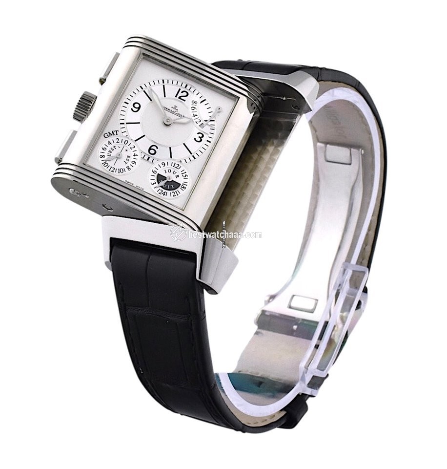 IMG_9081 Jaeger-LeCoultre Reverso Grande Date Mens watch Unisex Manual winding Steel 240.8.18 Replica 5