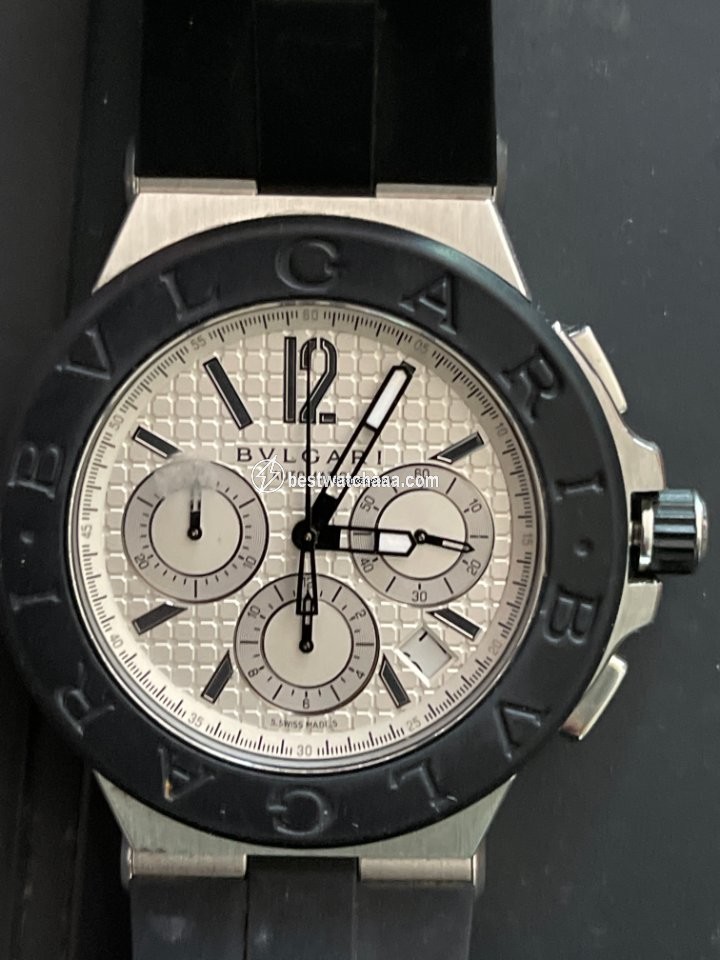 IMG_9081 Bulgari Diagono Mens watch Unisex Automatic Steel DG 42 SV CH Replica 5