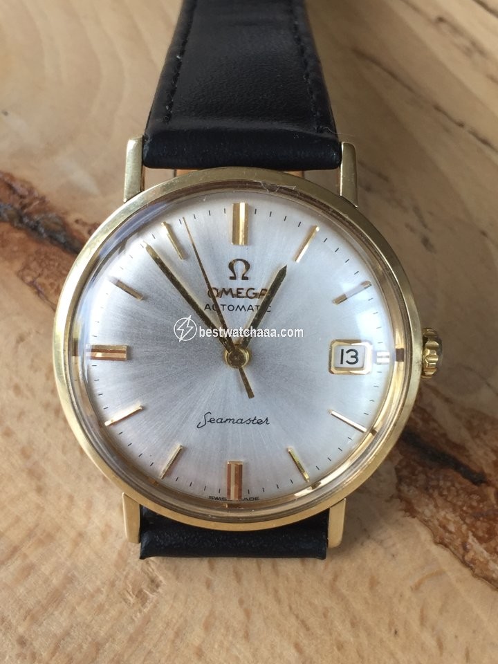 IMG_9081 Omega Seamaster Mens watch Unisex Automatic Gold Steel 14770 Replica 5