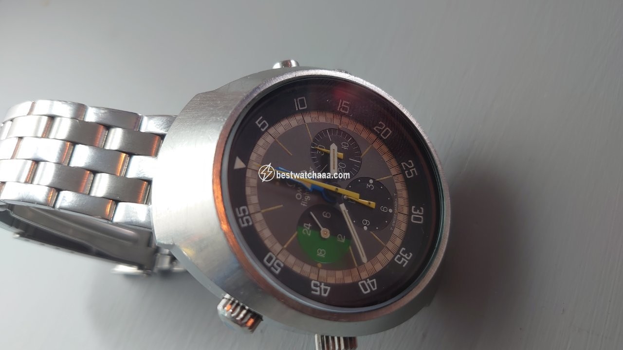 IMG_9081 Omega Flightmaster Mens watch Unisex Manual winding Steel 145.013 Replica 5