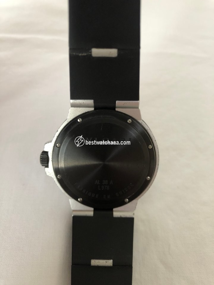 IMG_9081 Bulgari Diagono Mens watch Unisex Automatic Aluminum AL 38 A Replica 5