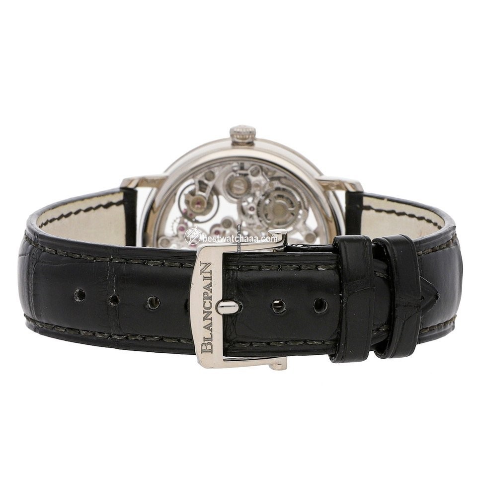 IMG_9081 Blancpain Mens watch Unisex Manual winding White gold 6633-1500-55B Replica 5