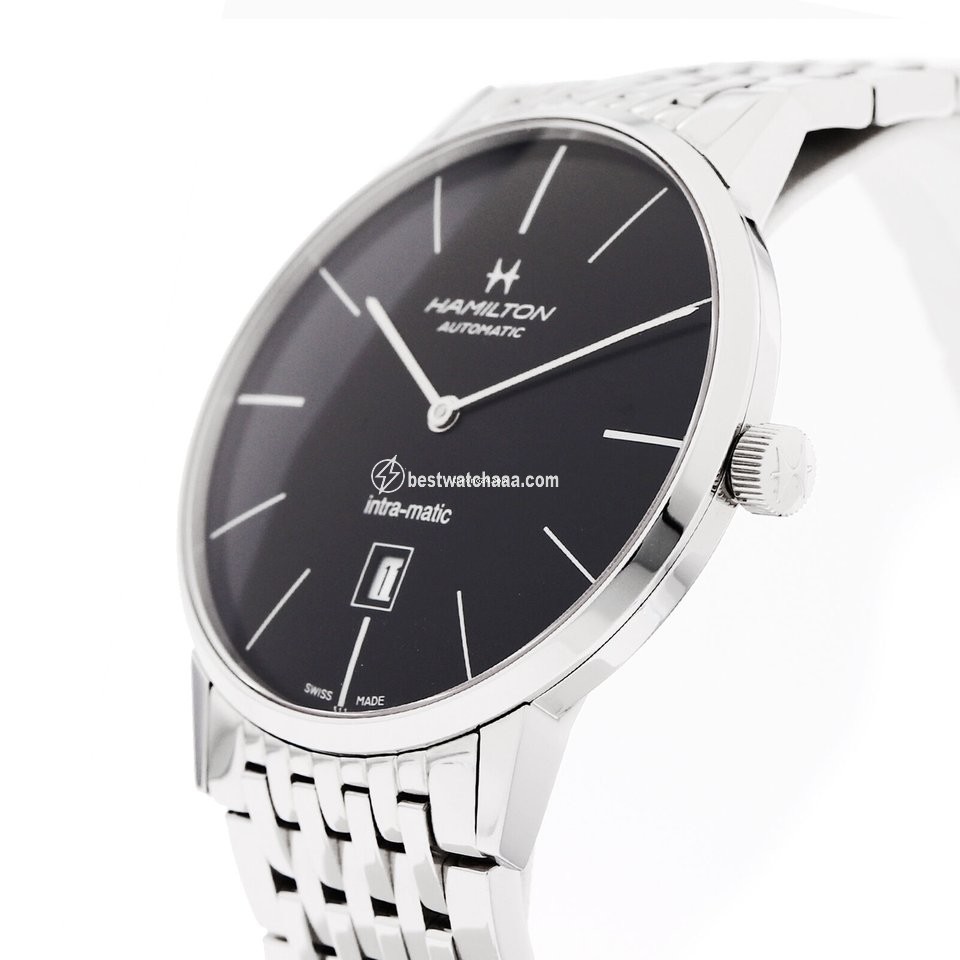 IMG_9081 Hamilton Intra-Matic Mens watch Unisex Automatic Steel NUMBER H38755131 Replica 5