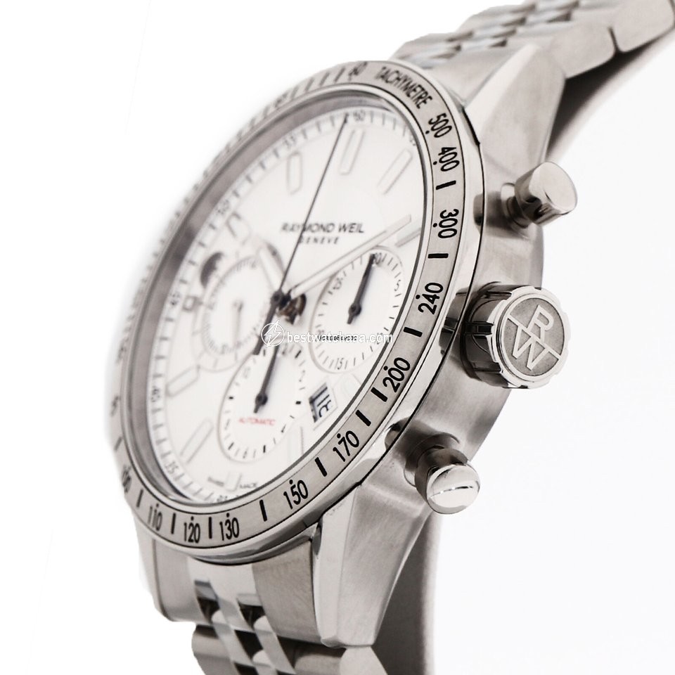 IMG_9081 Raymond Weil Freelancer Mens watch Unisex Automatic Steel NUMBER 7740-ST-30001 Replica 5