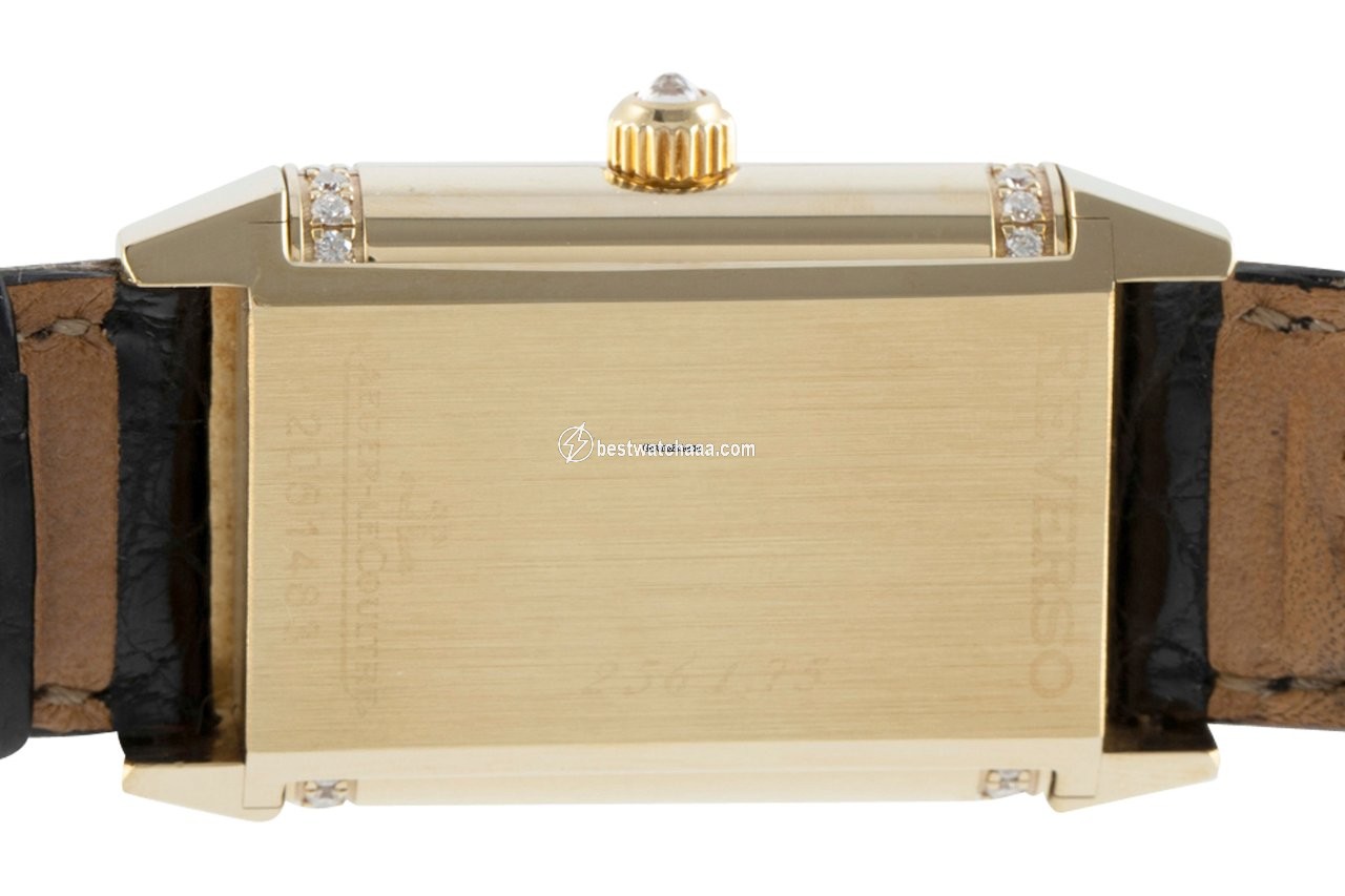 IMG_9081 Jaeger-LeCoultre Reverso Womens watch Manual winding Yellow gold 256.1.75 Replica 5