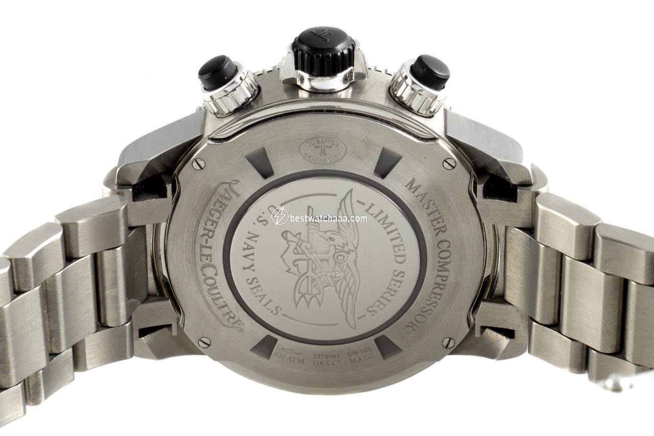 IMG_9081 Jaeger-LeCoultre Master Compressor Diving Chronograph GMT Navy SEALs Mens watch Unisex Automatic Titanium 159.T.C7 Replica 5
