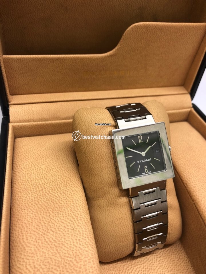 IMG_9081 Bulgari Quadrato Womens watch Quartz Steel SQ27SSD Replica 5