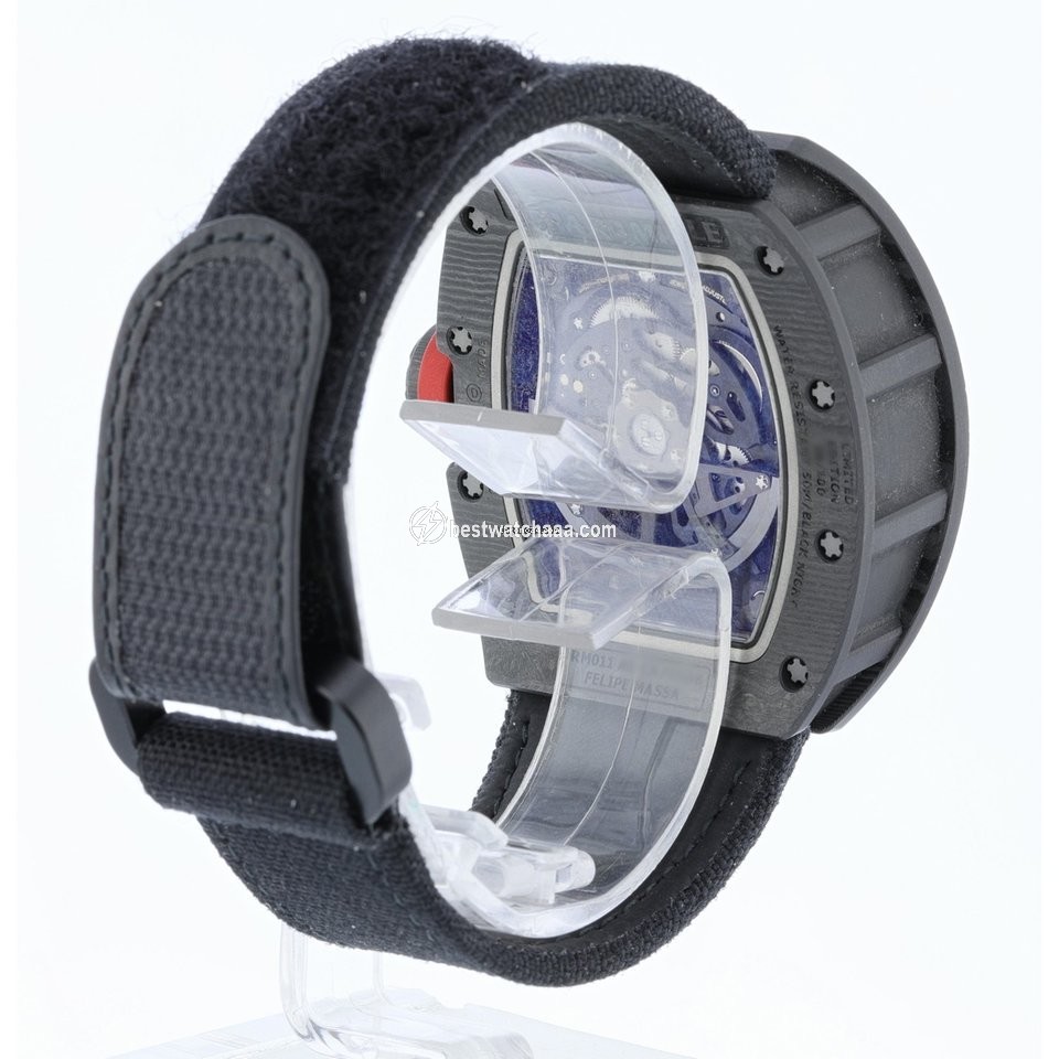IMG_9081 Richard Mille RM 011 Mens watch Unisex Automatic Carbon RM011 AO CA Replica 5