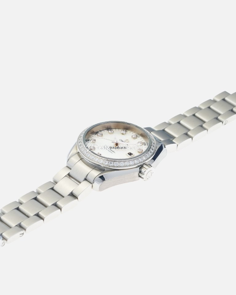 IMG_9081 Omega Seamaster Aqua Terra Womens watch Quartz Steel 231.15.30.61.55.001 Replica 5