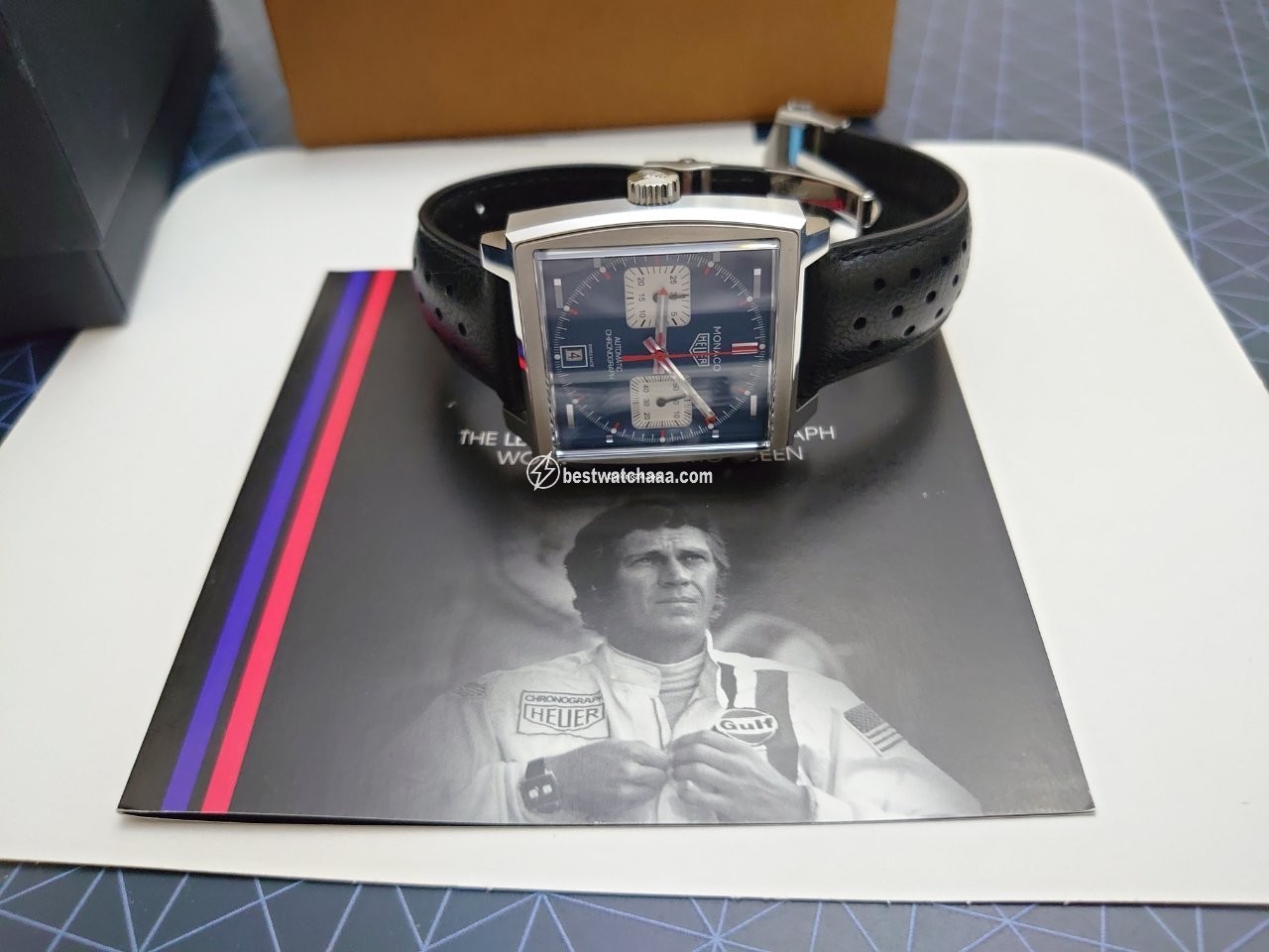 IMG_9081 TAG Heuer Monaco Calibre 11 Mens watch Unisex Automatic CAW211P Replica 5