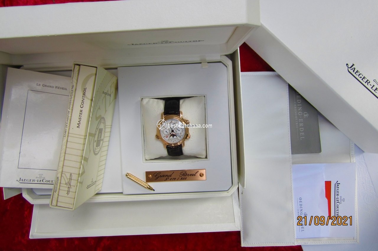 IMG_9081 Jaeger-LeCoultre Mens watch Unisex Automatic Rose gold 180.240.990 Replica 5