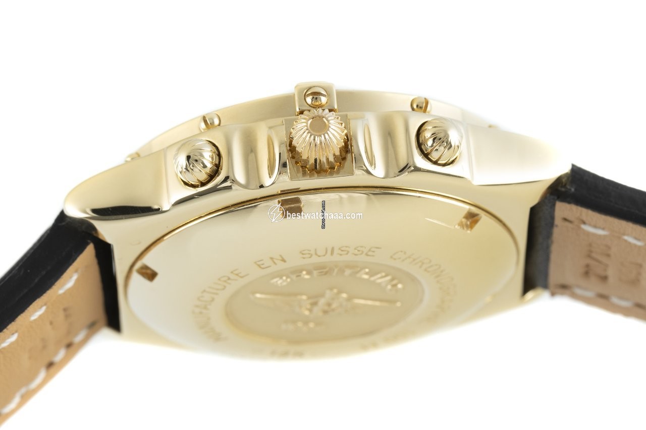 IMG_9081 Breitling Chronomat Mens watch Unisex Automatic Yellow gold K13050.1 Replica 5