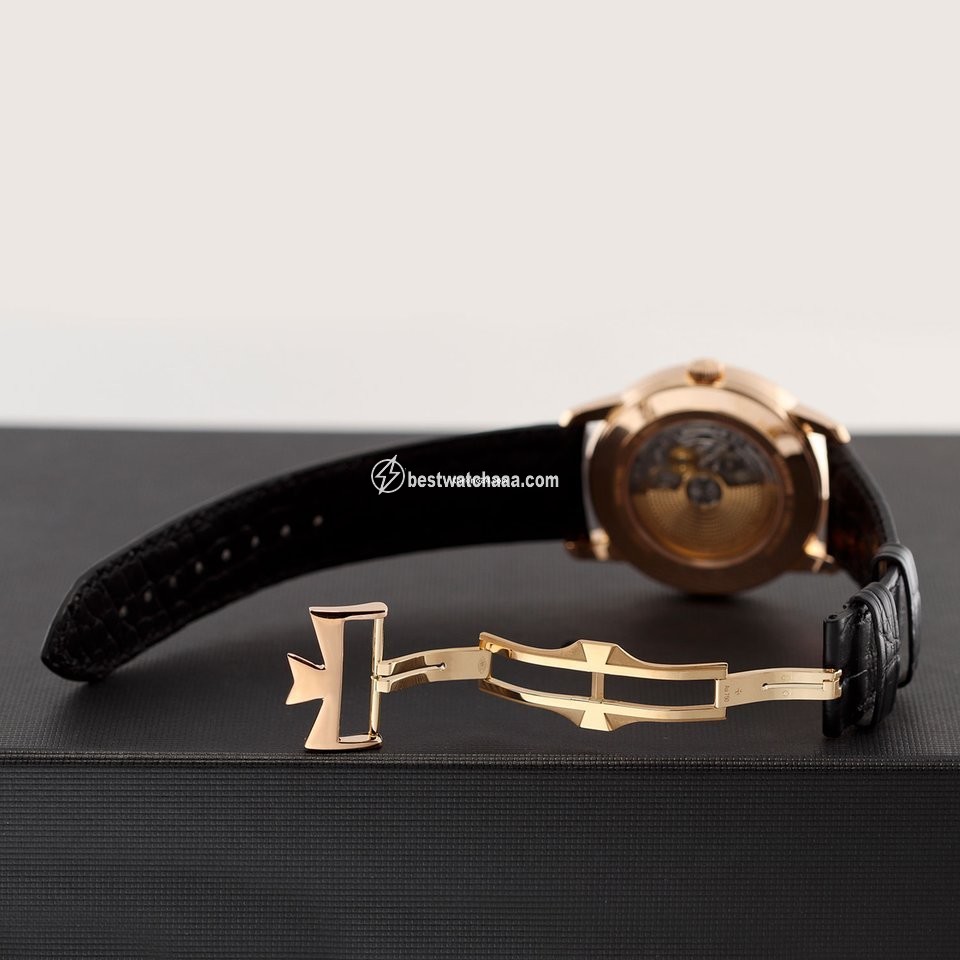 IMG_9081 Vacheron Constantin Patrimony Mens watch Unisex Automatic Rose gold 4000u 000r-b111 Replica 5