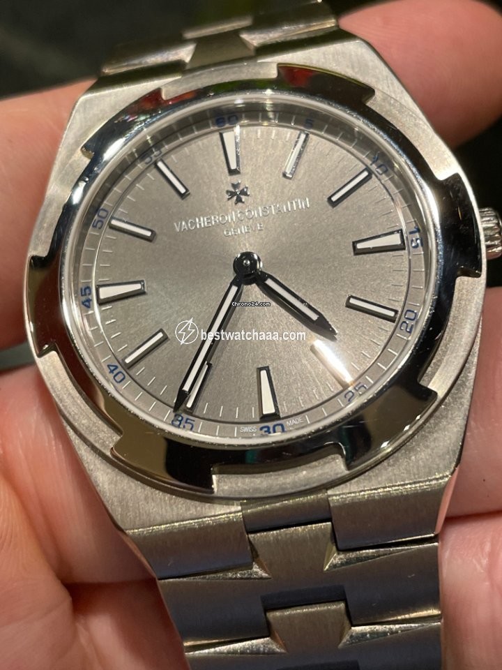 IMG_9081 Vacheron Constantin Overseas Mens watch Unisex Automatic White gold 2000V 120G-B122 Replica 5