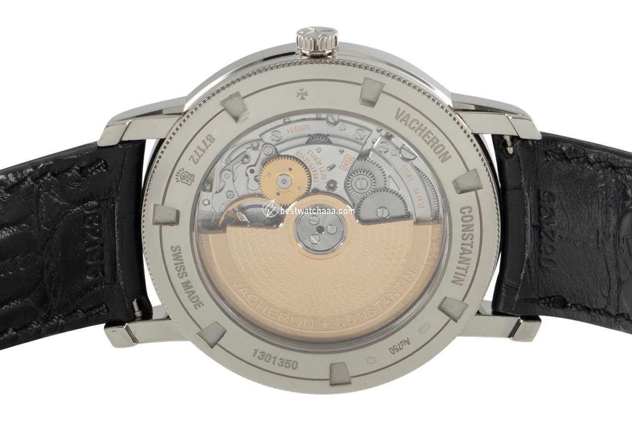 IMG_9081 Vacheron Constantin Patrimony Mens watch Unisex Automatic White gold 87172 Replica 5
