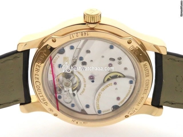 IMG_9081 Jaeger-LeCoultre Master Eight Days Mens watch Unisex Manual winding Rose gold Q1602420 146.2.17 Replica 5