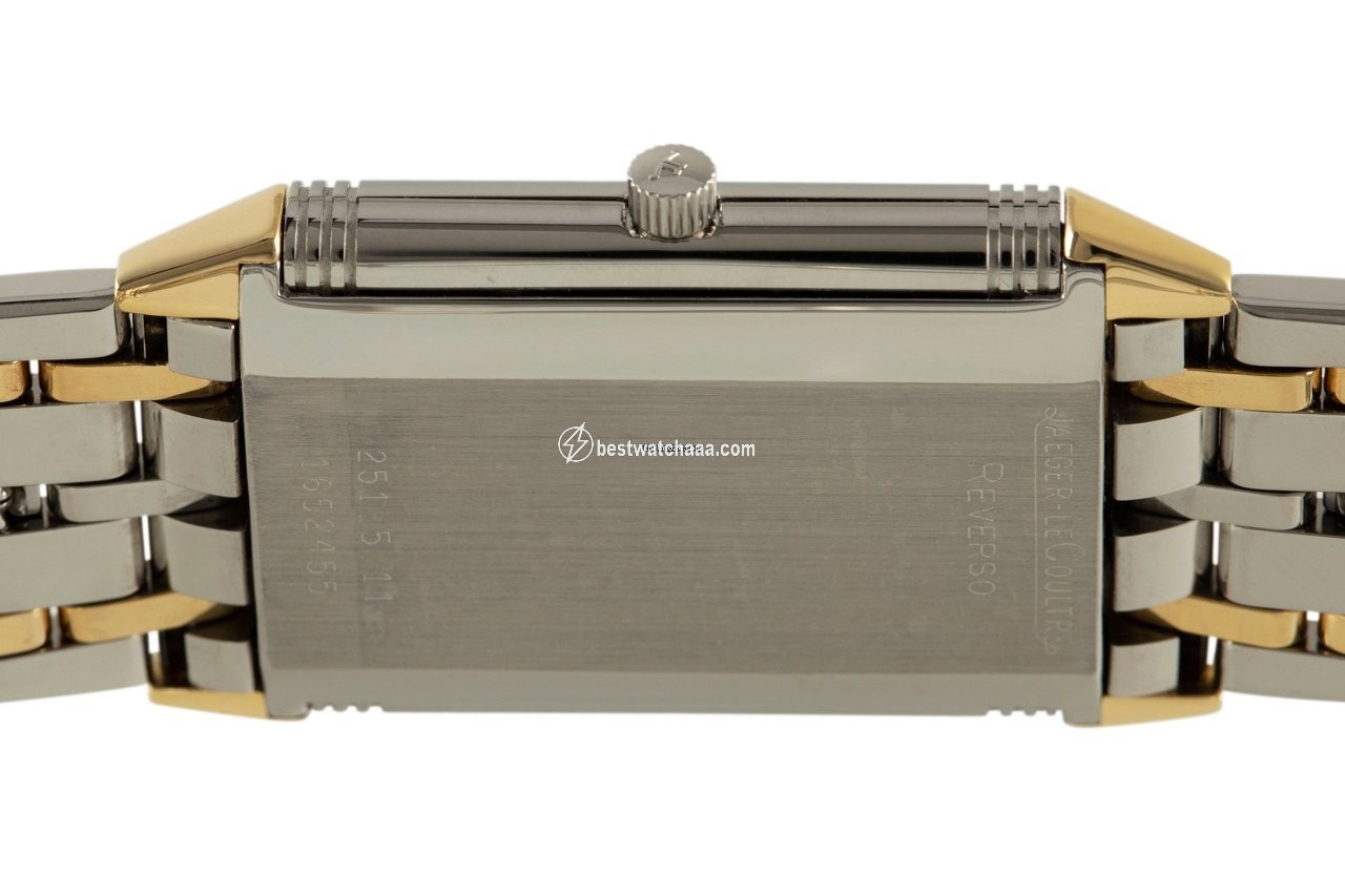 IMG_9081 Jaeger-LeCoultre Reverso Classique Mens watch Unisex Quartz Gold Steel 251.5.11 Replica 5