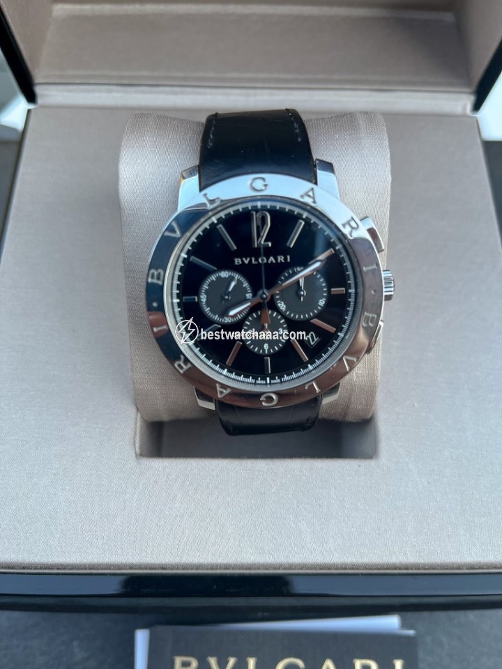 IMG_9081 Bulgari Bulgari Mens watch Unisex Automatic Steel 102043 Replica 5