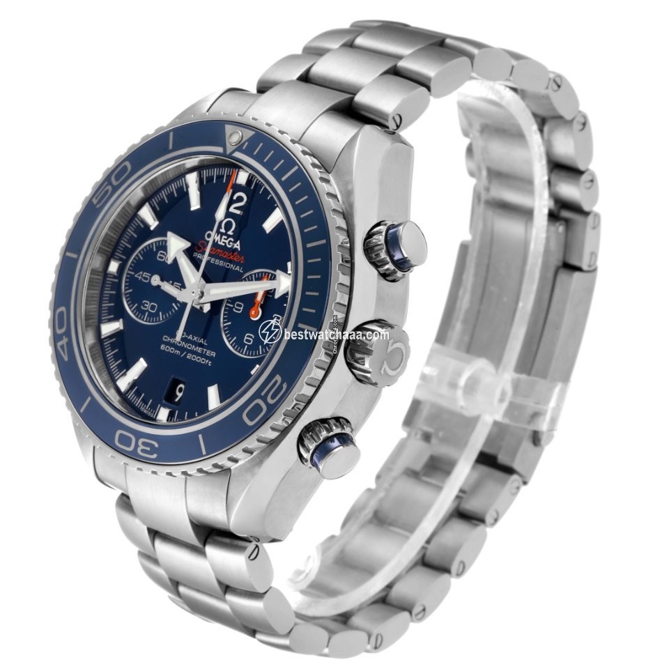 IMG_9081 Omega Seamaster Planet Ocean Chronograph Mens watch Unisex Automatic Titanium 232.90.46.51.03.001 Replica 5