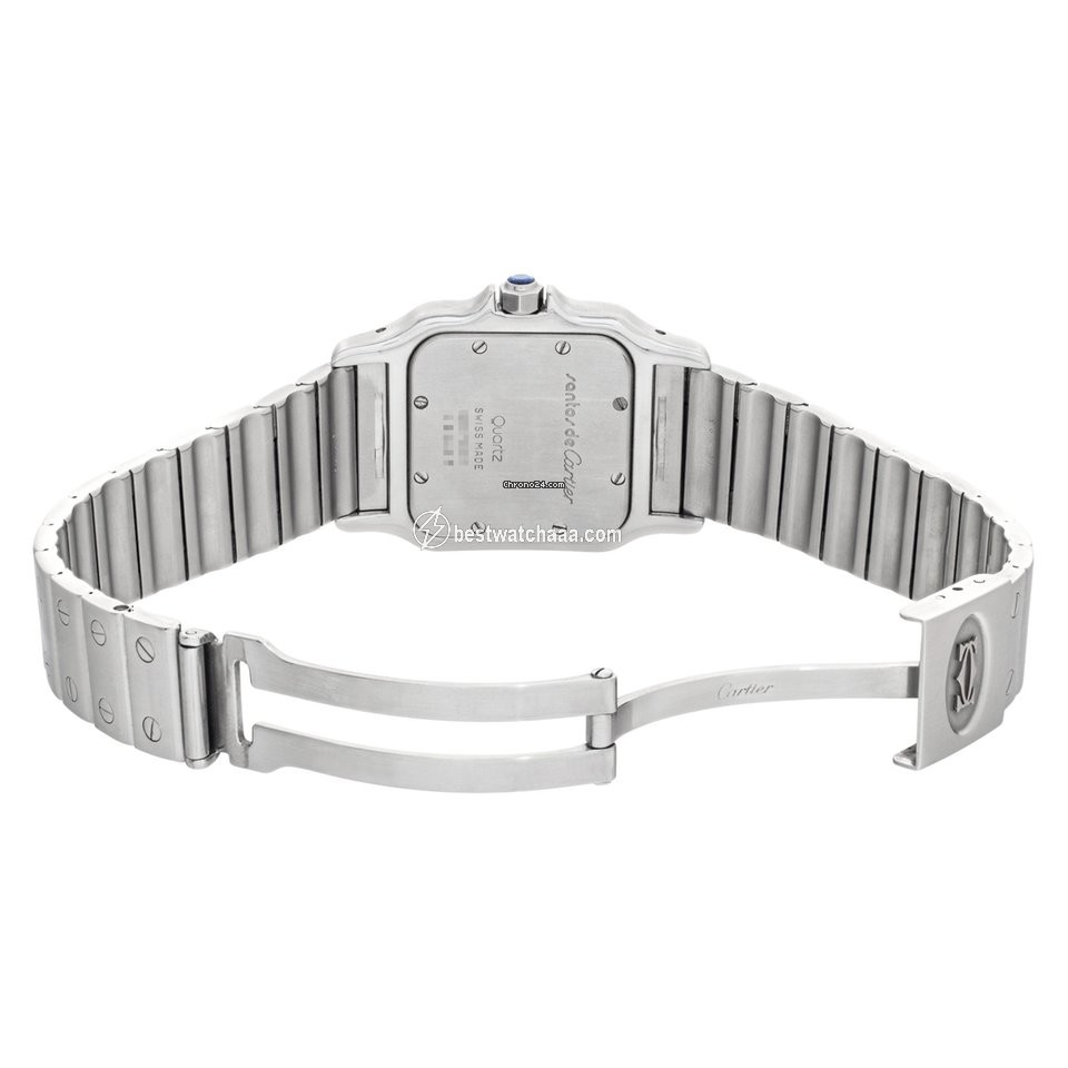 IMG_9081 Cartier Santos Womens watch Quartz Steel W20025D6 1564 Replica 5