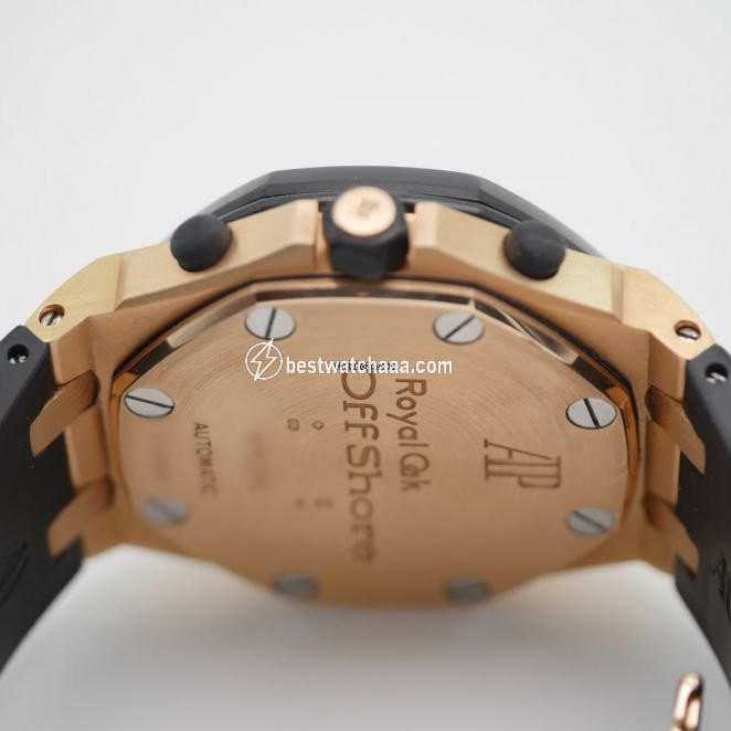 IMG_9081 Audemars Piguet Royal Oak Offshore Chronograph Mens watch Unisex Automatic Rose gold 25940OK.OO.D002.CA.01 Replica 5