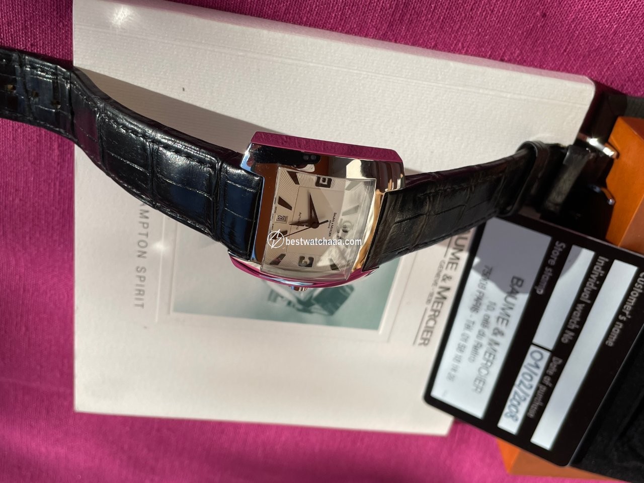IMG_9081 Baume & Mercier Hampton Mens watch Unisex Automatic Steel M0A08369 Replica 5