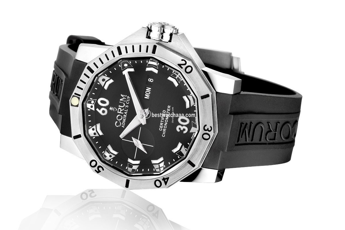 IMG_9081 Corum Admirals Cup Mens watch Unisex Automatic Titanium 947.401.04 0371 AN12 Replica 5