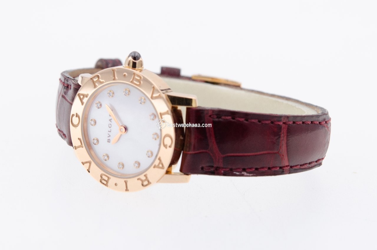 IMG_9081 Bulgari Bulgari Womens watch Quartz Rose gold 102751 BBLP26WGLC11 12 Replica 5
