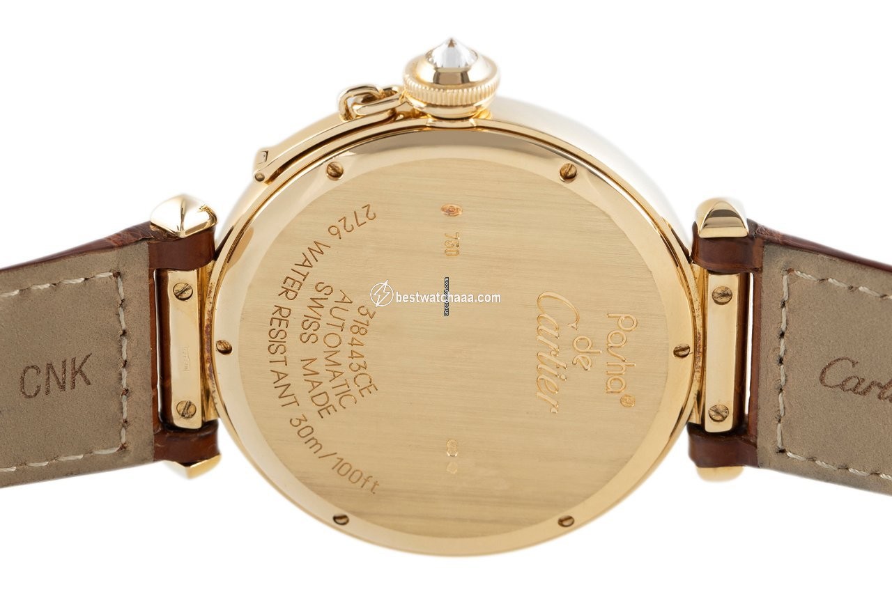 IMG_9081 Cartier Pasha Womens watch Automatic Yellow gold WJ120351 Replica 5