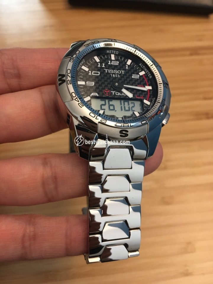 IMG_9081 Tissot T-Touch II Mens watch Unisex Quartz Titanium T047.420.44.207.00 Replica 5