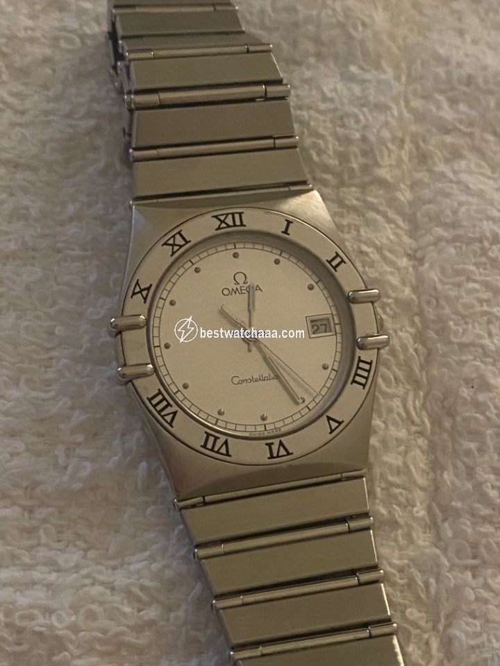 IMG_9081 Omega Constellation Quartz Mens watch Unisex Quartz Steel 53428331 Replica 5