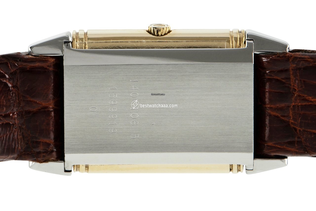 IMG_9081 Jaeger-LeCoultre Reverso Lady Womens watch Quartz Gold Steel 140.106.5 Replica 5