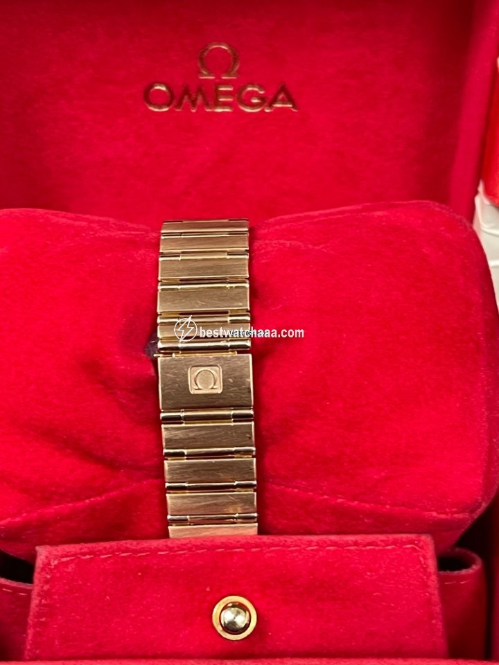 IMG_9081 Omega Constellation Womens watch Automatic Rose gold 90590257 Replica 5