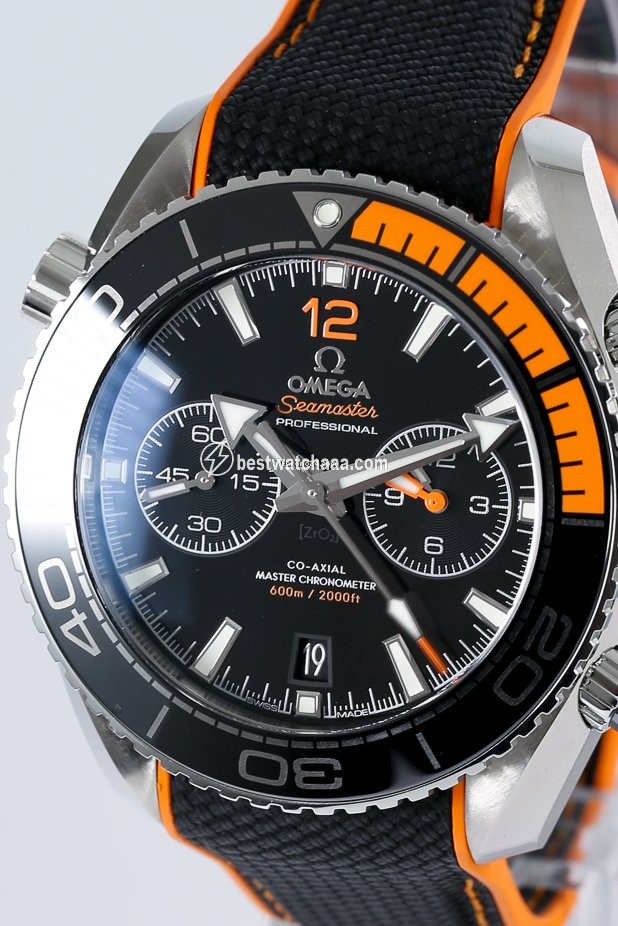 IMG_9081 Omega Seamaster Planet Ocean Chronograph Mens watch Unisex Automatic 215.32.46.51.01.001. Replica 5