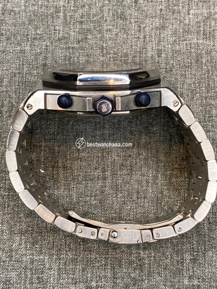 IMG_9081 Audemars Piguet Royal Oak Offshore Chronograph Mens watch Unisex Automatic Steel 25721ST.OO.1000ST.01 Replica 5