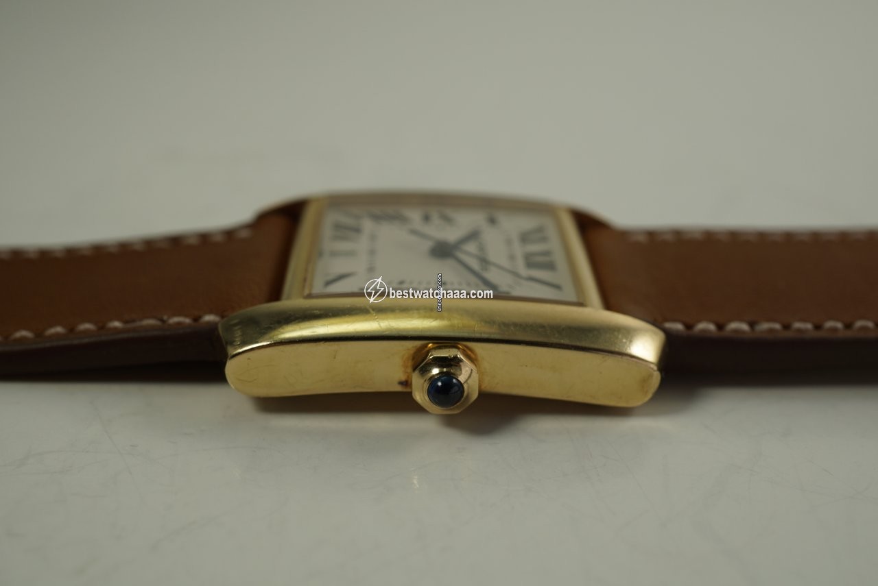 IMG_9081 Cartier Tank Francaise Mens watch Unisex Automatic Yellow gold 1840 Replica 5