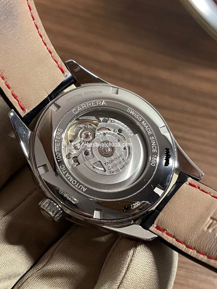 IMG_9081 TAG Heuer Carrera Calibre 5 Mens watch Unisex Automatic Steel WAR201P.FC6485 Replica 5