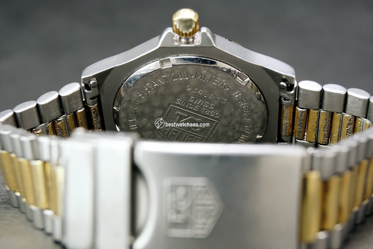 IMG_9081 TAG Heuer Mens watch Unisex Quartz Gold Steel Tag Heuer 3000 Professional 200m - 934.213 | 1980s Replica 5