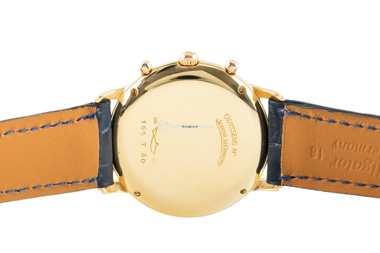 IMG_9081 Jaeger-LeCoultre Odysseus Mens watch Unisex Quartz Yellow gold 165.7.30 Replica 5